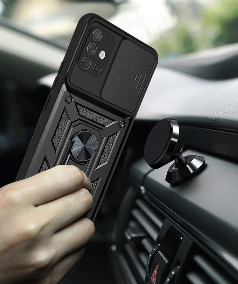 Durable Armor Phone Case with Holder Attachment