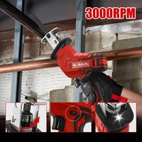 מסור רקופרוקטיבי אלחוטי M-WALK 18V מהירות מתכווננת מסור חשמלי לחיתוך עץ מתכת צינור כלי עבודה עבור סוללת Milwaukee 18V Pin 4