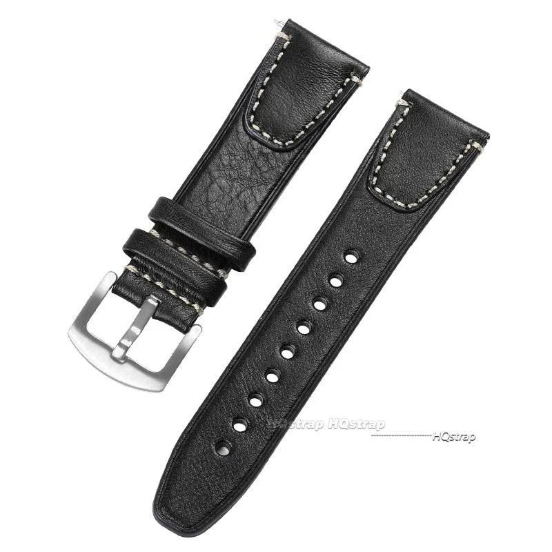 Universal Leather Quick Release Watch Band - Stylish Replacement Strap