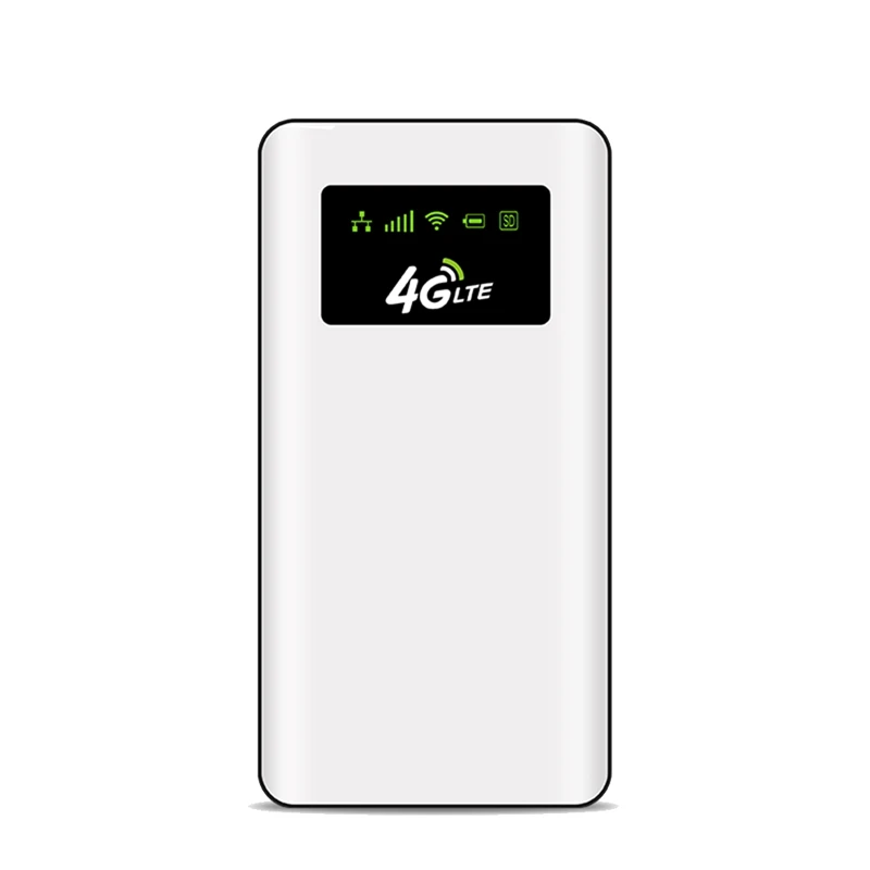 

4G Mifi Router Wifi Router 150Mbps 100M Network Port 5000Mah Mifi Modem Car Mobile Wifi Hotspot With Sim Card Slot