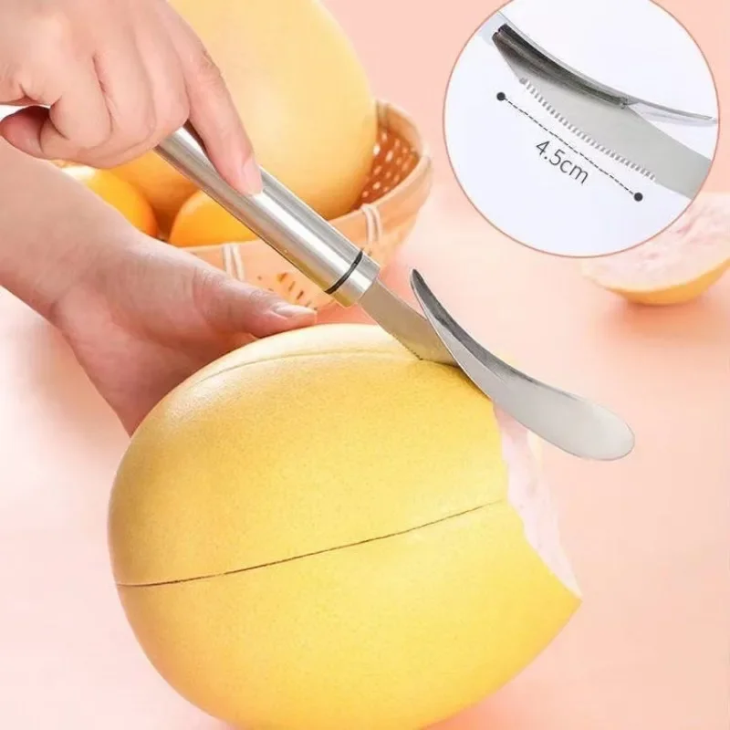 Orange Peeler 304 Stainless Steel Pomelo Opener Orange Pitaya Peeler  Household Pomelo Knife Peeler Lemon Grapefruit Peeler - AliExpress