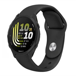 Premium Soft Silicone Replacement Band - Multiple Sizes Available - Forerunner 970 (Black)
