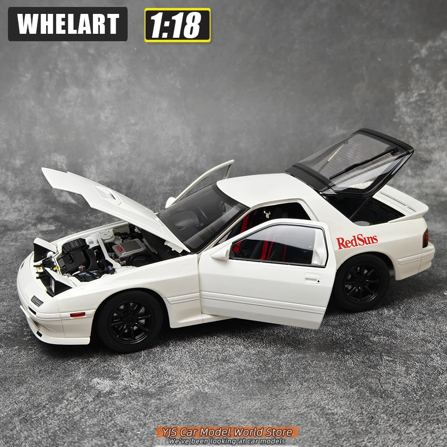 WHELART 1/18 마쓰다 RX7 FC3S 사바나 RX-7 30주년 기념 에디션 금속 소재 자동차 모델 스포츠카 컬렉션 스태틱 디스플레이