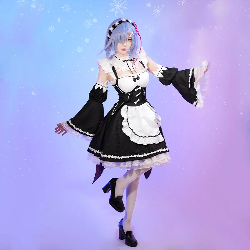 Re:Zero Rem Maid Uniform Cosplay Costume