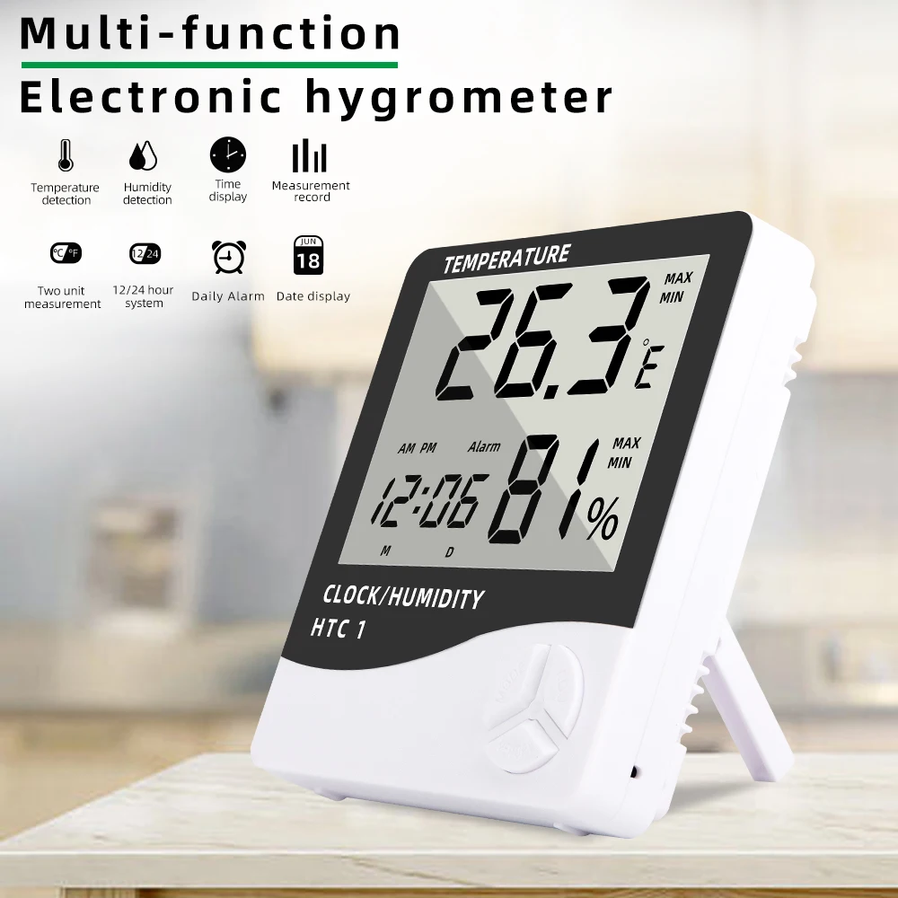 HTC Digital Thermometer Hygrometer