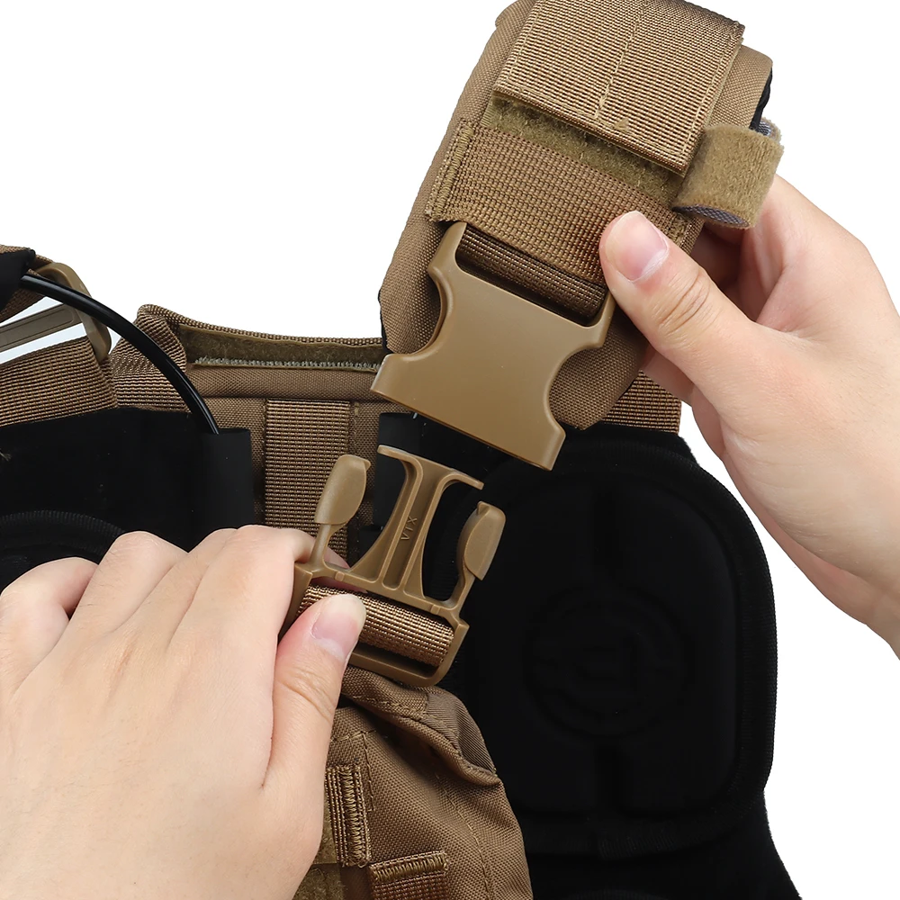 Airsofts-스포츠 전술 CS CPC 조끼 Molle 웨빙 캐리어 매거진 파우치, EVA 갑옷 플레이트 모듈러 전투 페인트 볼 사냥