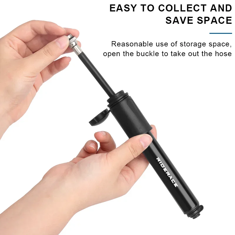 Bike pump Portable mini cycling hand air pump High pressure Ball mountain MTB road bicycle tire inflator Schrader Presta valve