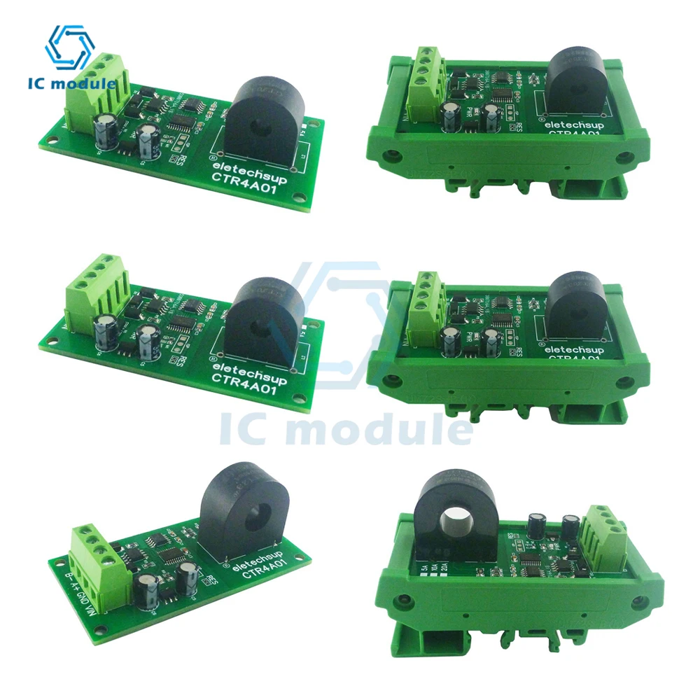

DC5V 12V 5A/10A/20A AC Analog Current Collector RS485 MODBUS RTU AC Transformer Module
