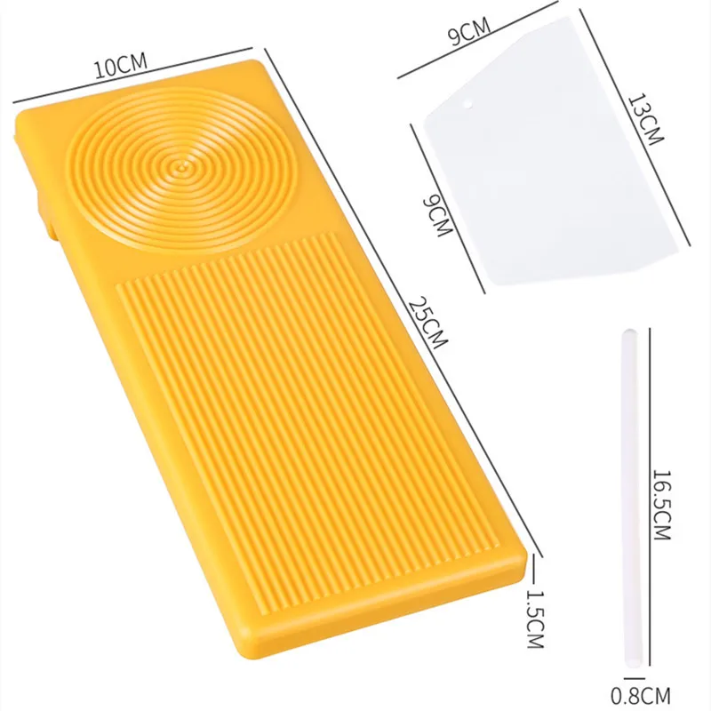 3PCS Spaghetti Macaroni Pasta Board Practical Pastry Rolling Pin Making Kitchen Cooking Wave Pattern Gnocchi Tools Pasta Cutter