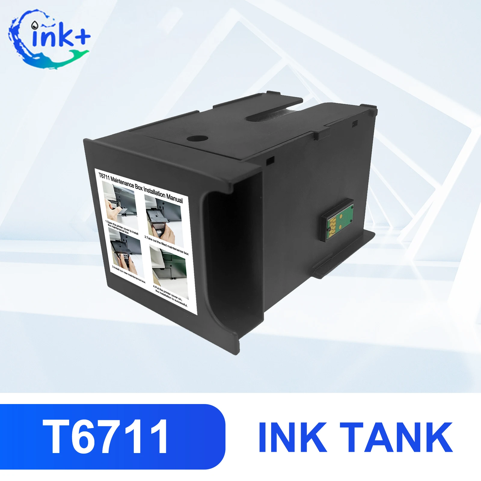 

Совместимый контейнер для чернил для отходов T6711 C13T671100 PXMB3, контейнер для обслуживания Epson Staff WF 7610 7620, фотопринтер