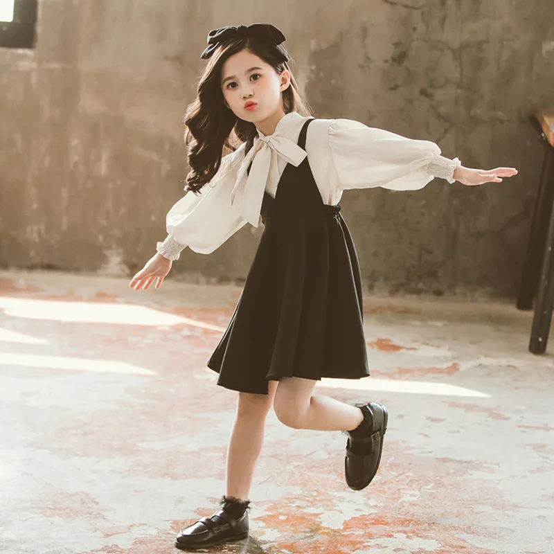 

Toddler Outfit Girls Dress Sets Flower Girl Dresses Spring Autumn Baby Girl Clothes 2 Piece Sets Shirt and Dress