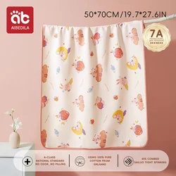 Waterproof Washable Breathable Toddler Mattress Protector with Cute Cartoon Design (Pure Cotton fabric - E)