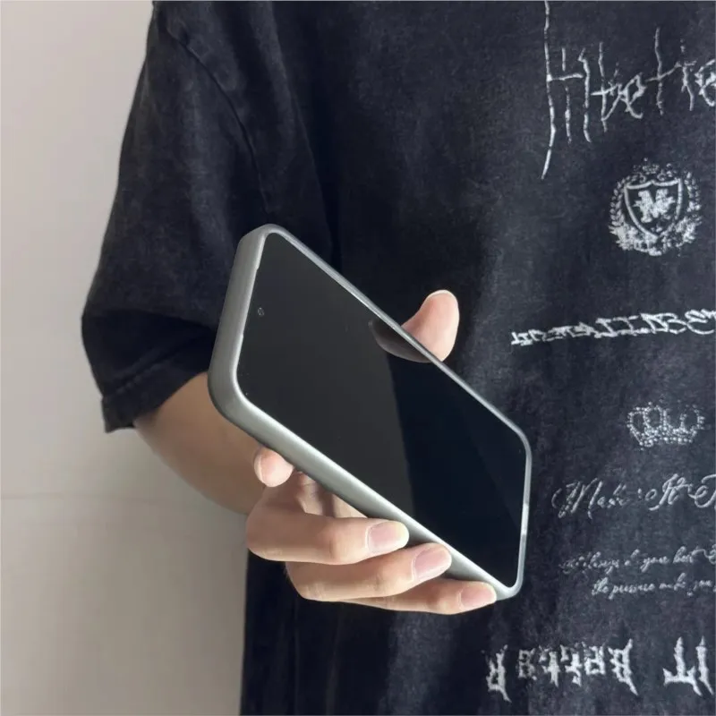 Matte Magnetic Wireless Charging Transparent Phone Case - Frosted Shockproof Design