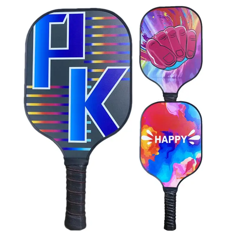 

Pickle Ball Racket Family Set Pickle Ball Rackets 2 Pack Lightweight Fiberglass Sports Pickle Ball Paddle For Women Men Outdoor