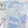 15 pcs Vintage Mixed Materials Lace paper Decor Scrapbook Materials DIY Photo Album Collage Journal Creative Stationery Supplies 4