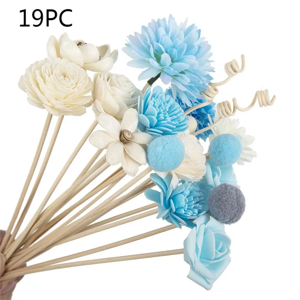 Chrysanthemum Reed Diffuser Sets Artificial Plant Fireless Aroma Vine Combination Desktop Decor Home Fragrance Products