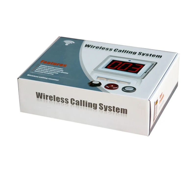 FR1 Wireless Restaurant Coaster Pager System Desktop Led Display Receiver