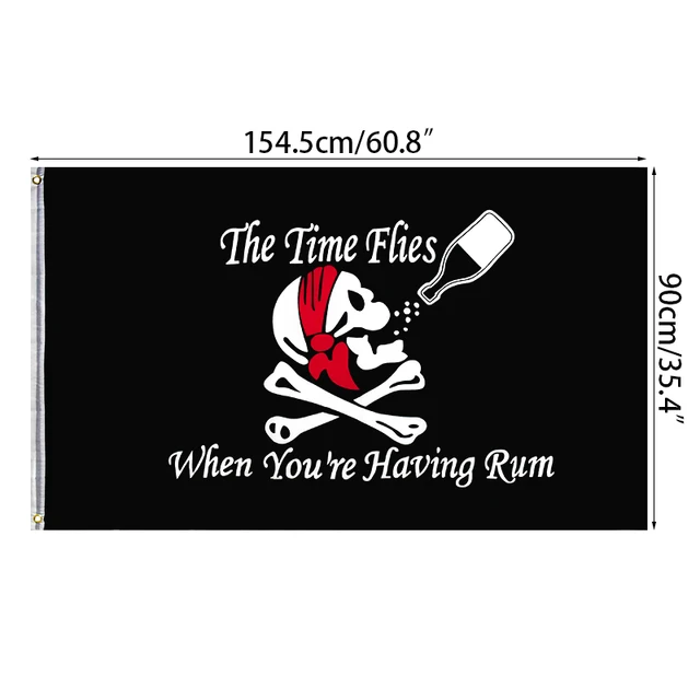 Halloween Kalóz Zászló Koponya Keresztcsontok Lógó Zászlók Szalaghirdetés Party Kültéri Otthoni Kerti Dekoráció Horror Kellékek 150X90Cm - Image 6