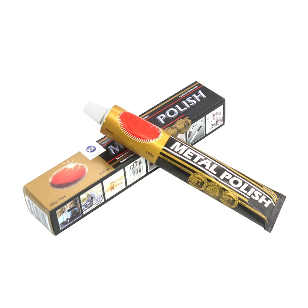 100g/50g Cream Knife Machine Polishing Wax Metal Polish Rust Remover Mirror Metal Stainless Steel Watch Polishing Paste metal polishing paste