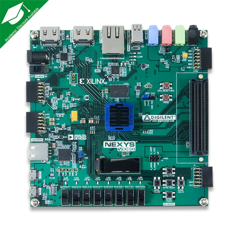 

Nexys Video Artix-7 Xilinx FPGA RISC-V плата разработки