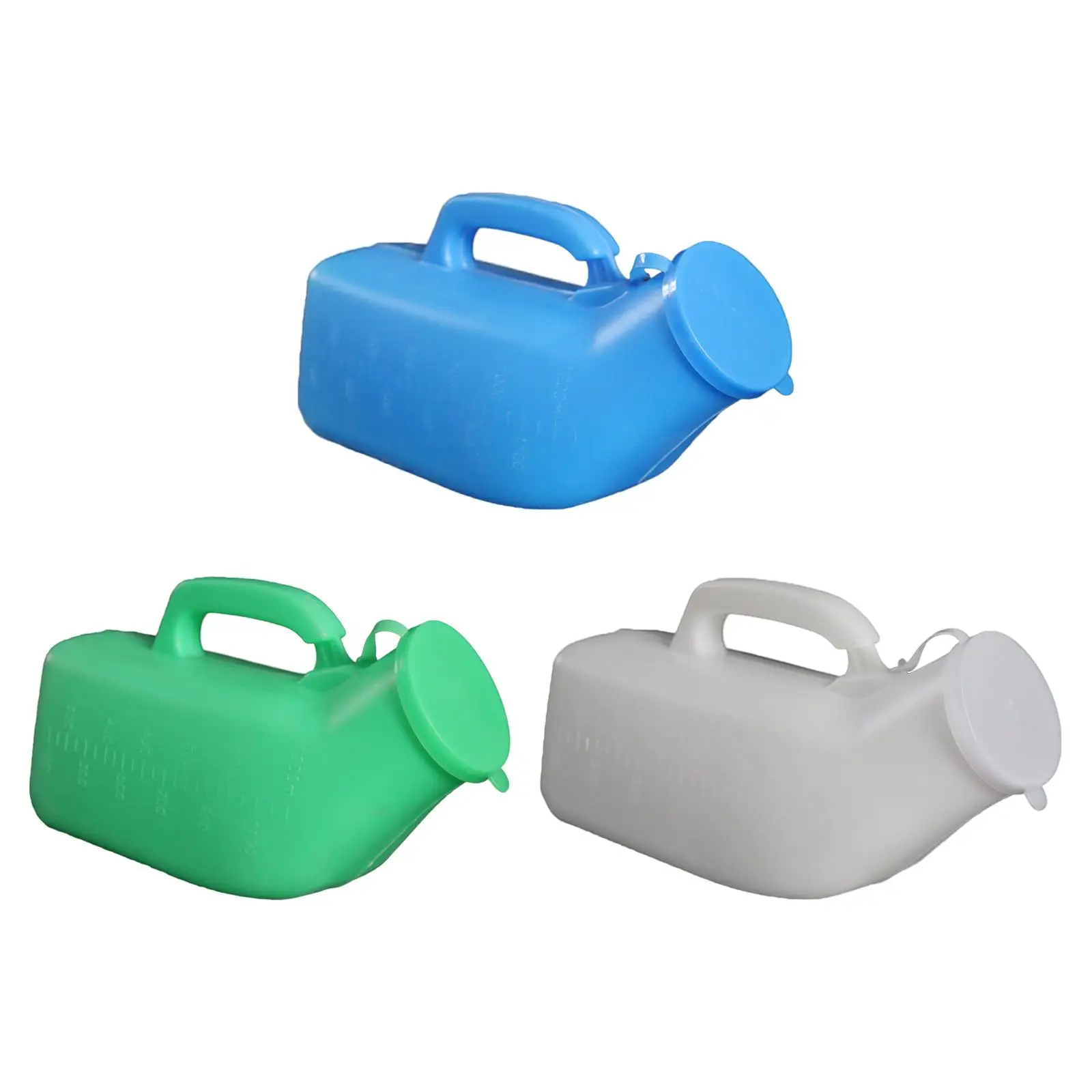 

Portable Male Urinal 1200ml Spill Proof Plastic Men's Potty Bedpan Urine Bottles for Travel Car Home Bedridden Patients