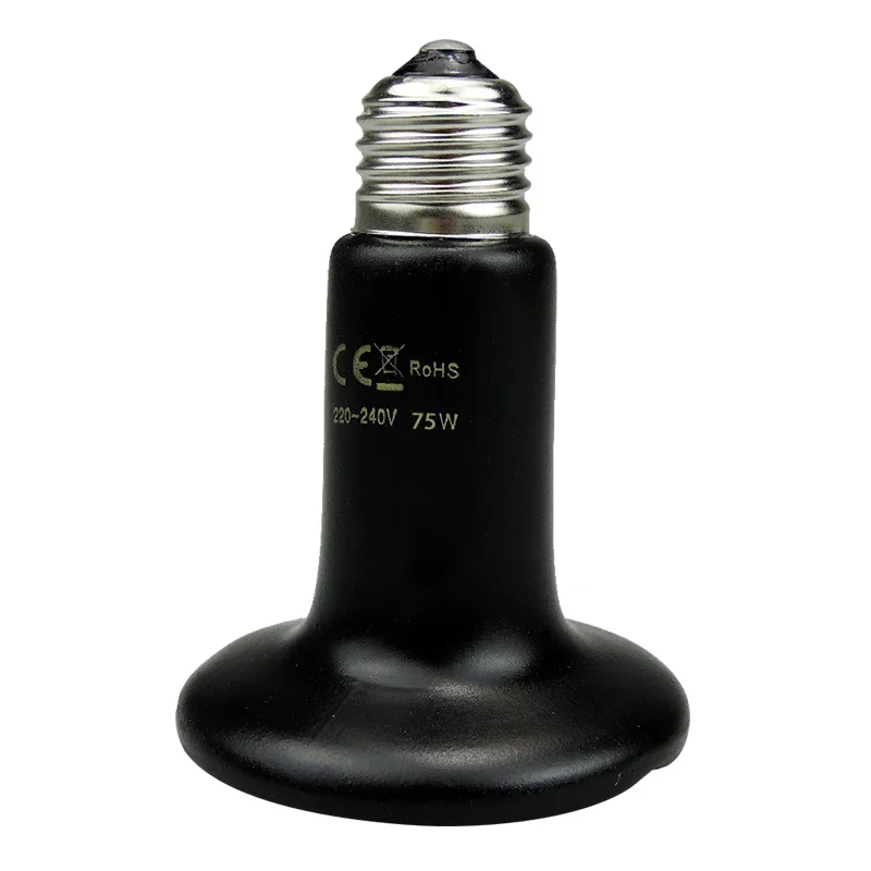 Reptile Heating Lamp Reptile Light Bulb Reptile Lamp Bulb Poultry Heating Bulb Heating Lamp Bulb Ceramic Emitter Heat Lamp Bulb for Reptile Animals