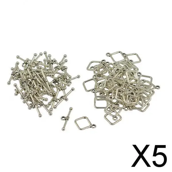 

5x50 комплектов, круглые шарнирные застежки