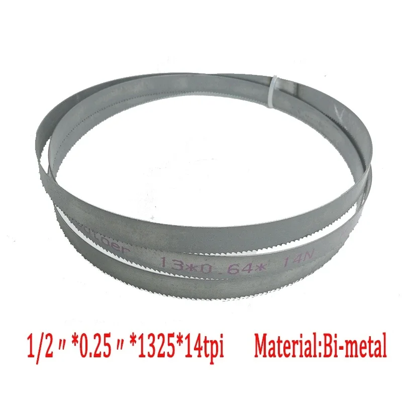 Metalwo Hochwertige Bi-Metall Bandsägeblätter 52,2' 1/2' 0,25' 14 TPI M42 für Metallschneiden