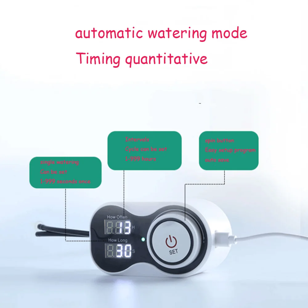 New Smart Drip System Automatic Timer Watering Device Garden Water Pump Controller for Potted Plant Flower