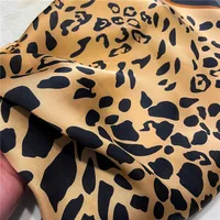 Luxury Brand Leopard Print Square Scarf Women's Imitation Silk Scarf Casual Versatile Decoration Small Neck Scarf 70CMx70CM 6