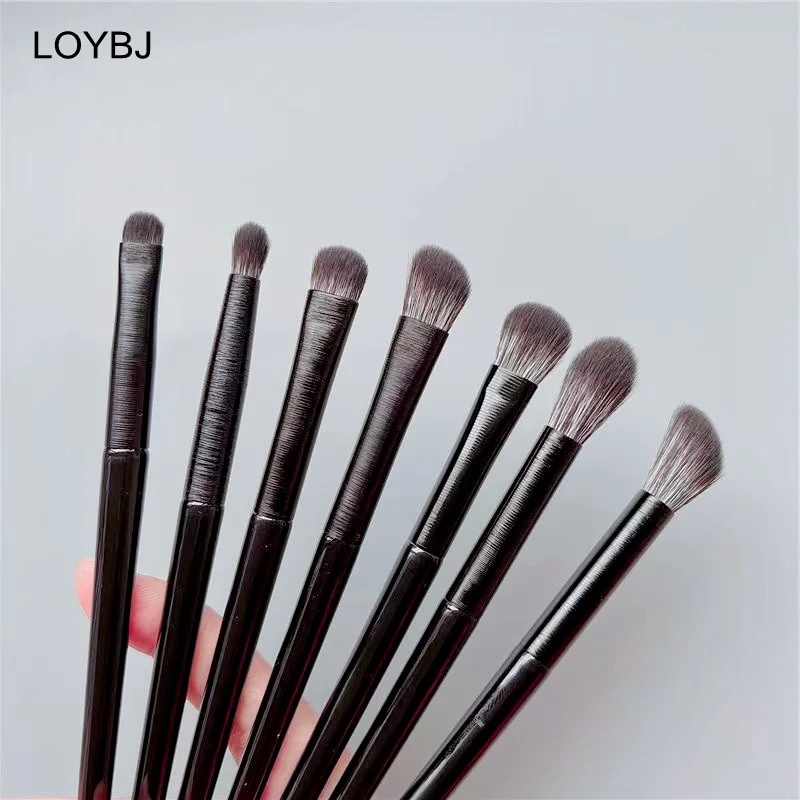 LOYBJ 아이 섀도우 메이크업 브러쉬 부드러운 머리 전문 눈 윤곽 코 섀도우 브러쉬 화장품 블렌딩 셰이더 세부 메이크업 도구
