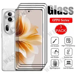 Premium Tempered Glass Curved Full Cover Screen Protector (3 - Pack) for 3 Pcs (OPPO Find X7 Ultra)
