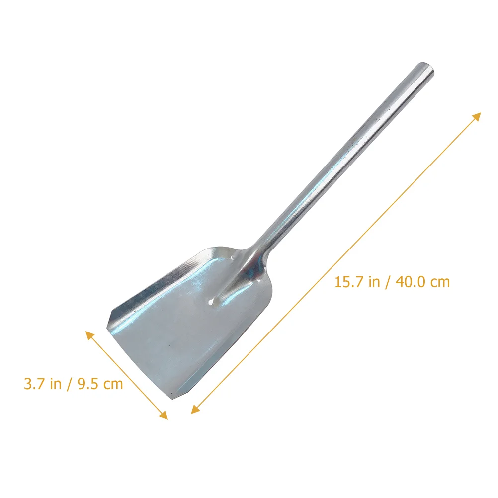 Soot Outdoor Bbq Ash Cleaning Long Handle Ice Home Scoop Coal Iron Fireplace Thick fireplace ash scoop