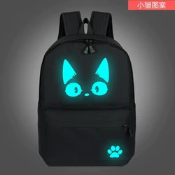 Junior Luminous School Backpack Large-Capacity Orthopedic Schoolbag For Boys Girls Laptop Backpacks Teenage Nylon School Bags