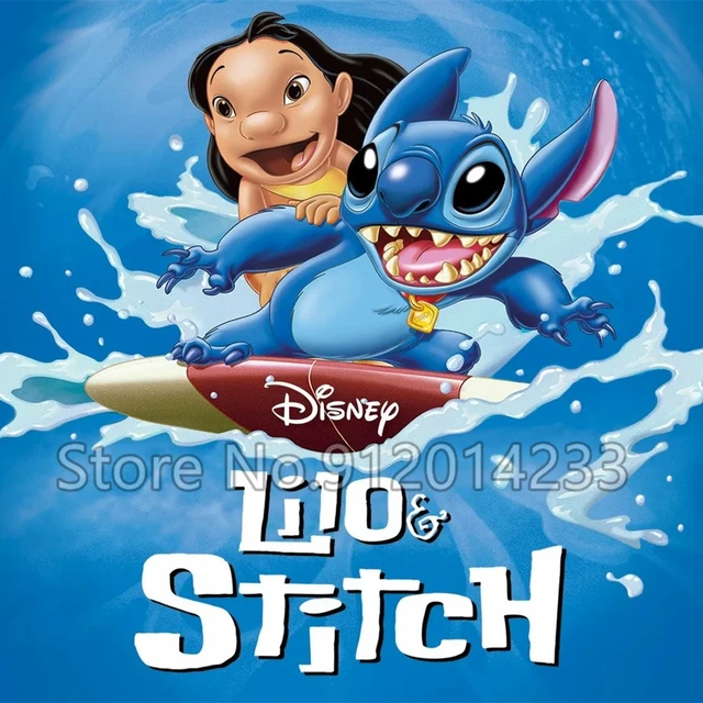 DISNEY 5D DIY Diamond Painting LILO STITCH Cross Stitch Full Drill Craft  Kit