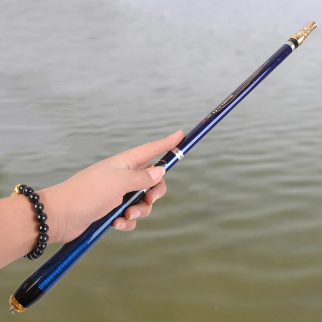 3.6m-6.3m Fishing Pole Equipment Tools Carbon Fiber Telescopic Fishing Rod  Portable Lightweight Ultra Short Sections Accessories