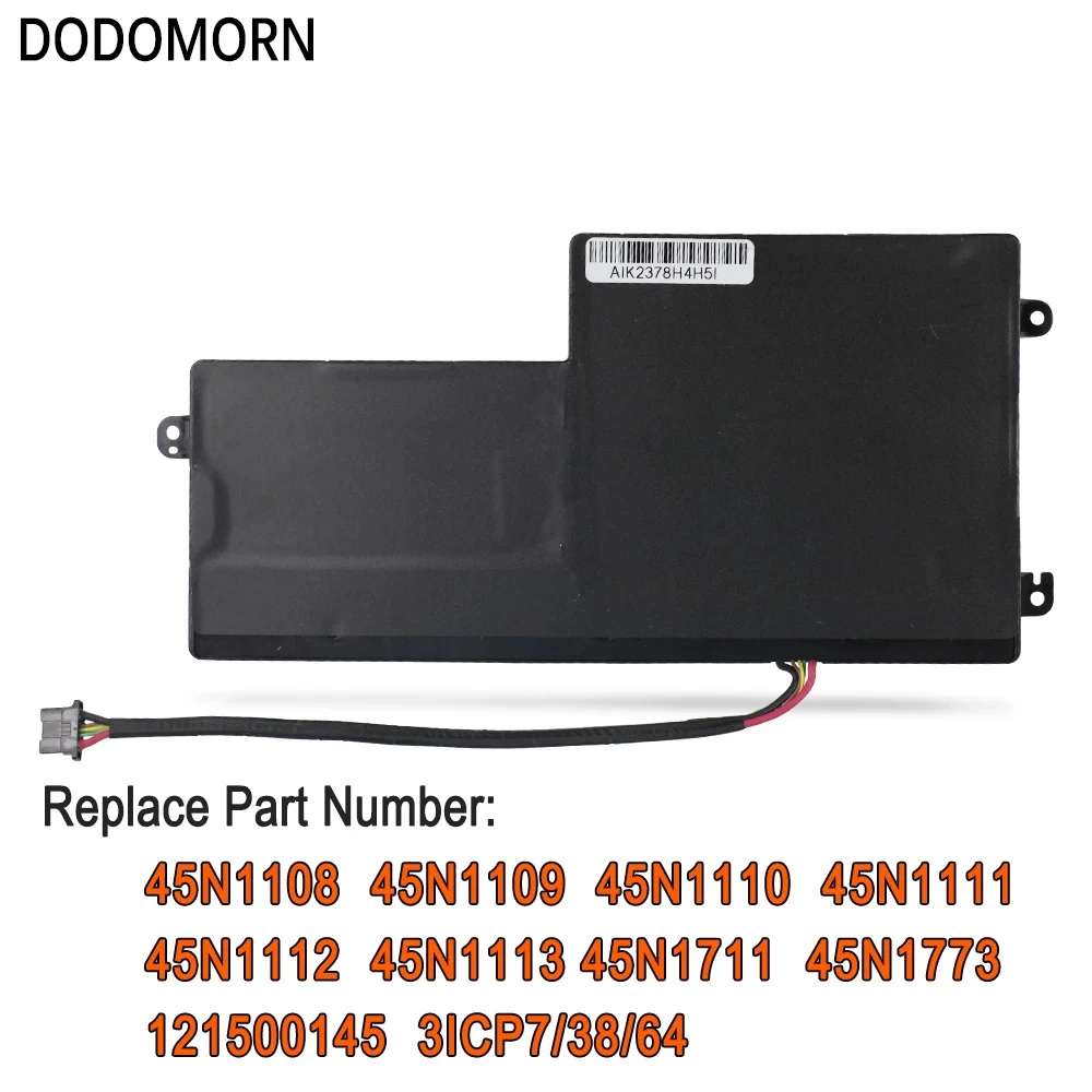 Dodomorn-bateria do Portátil para Lenovo Thinkpad T440 T440s T450 T450s X240 X250 X260 X270 45n1110 45n1111 45n1112 11.4v 24wh 2.06ah - Imagem 3