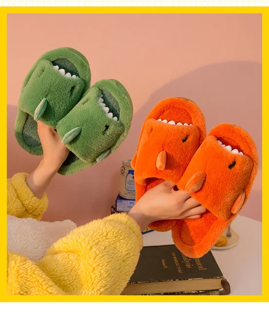 Plüsch Hausschuhe Damen - Warme Slipper Mit Offenem Zehen & Rutschfester Sohle