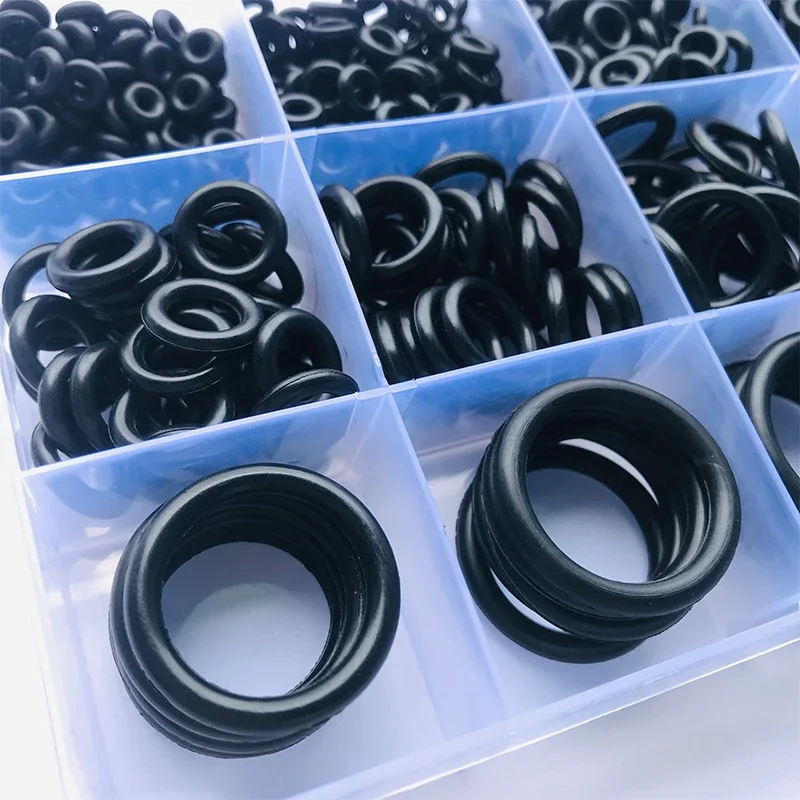 

O Ring Oring Rubber Gaskets Seal Nitrile Rubber Waterproof High Pressure O-Ring NBR Sealing Elastic Band O Rubber Ring Set