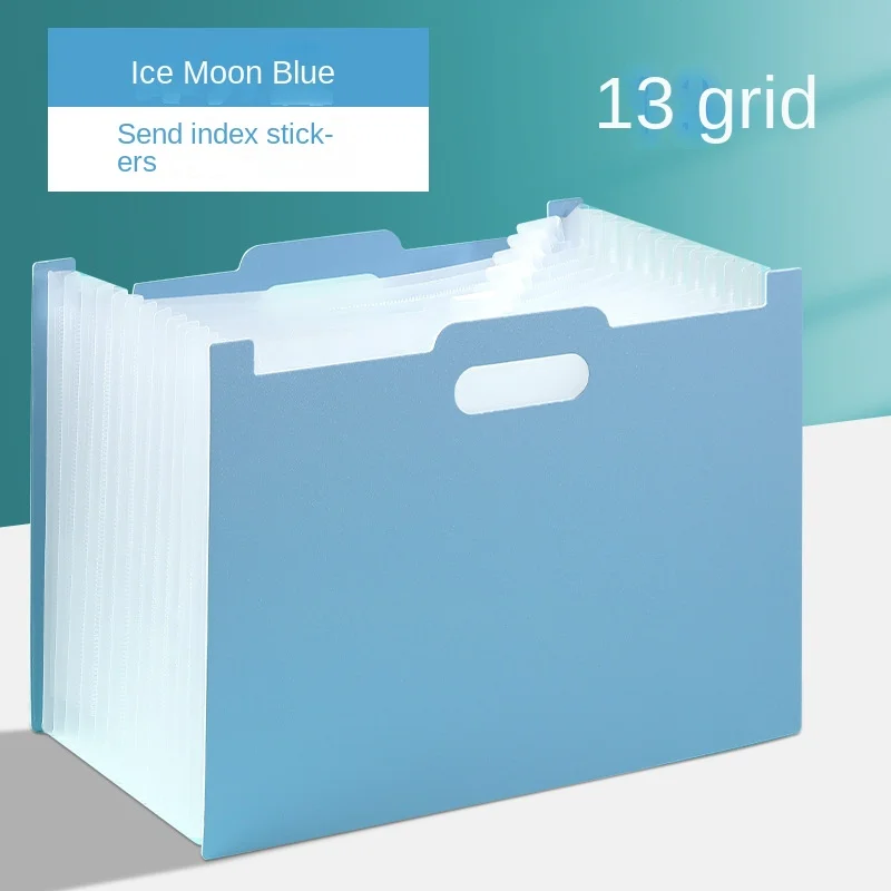 Desktop vertical folder miter organ bag Multi-layer retractable organ storage bag for student test papers