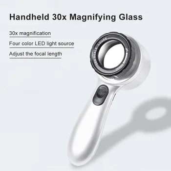Macchina per l'analisi della pelle con dermatoscopio portatile, microscopio digitale portatile wireless per analisi della pelle del viso con trichomi del cuoio capelluto/capelli
