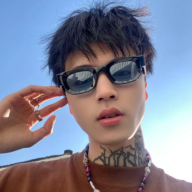 

New Small Frame Square Sunglasses Women's Brand Designer Fashion Sun Glasses Men's Outdoor Hip-hop Eyewear UV400 Oculos De Sol