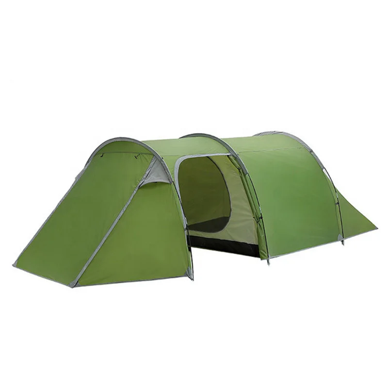 

Hiking Camping tent with one room one hall waterproof double layer tent 3-4 person use instant open eco-frinedly materials