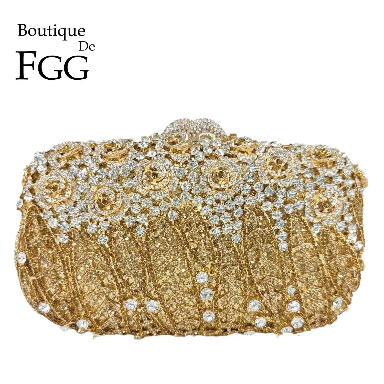 

Женский клатч с цветком Boutique De FGG