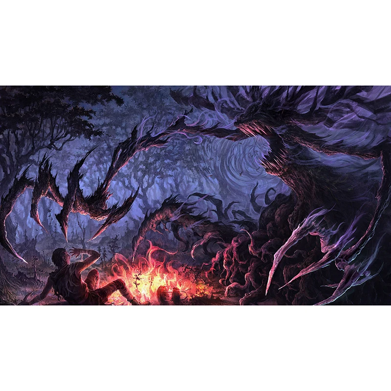 Dragon'S Crown Playmat Painting Art Mat Card Cover Mgt Card Protector Dtcg Mtg Tcg Mousemat/Star Real Giochi Da Tavolo