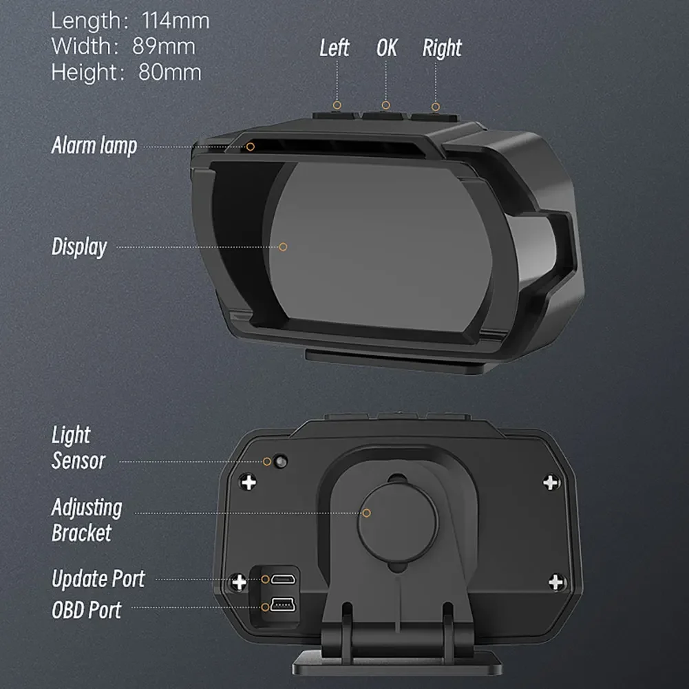 ڵ  ÷  Һ OBDII Ʈ  ӵ, LCD ÷,  Ÿڹ,  µ 