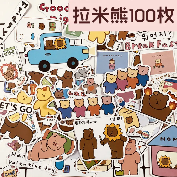 

100 шт./сумка, наклейки для ноутбука, телефона