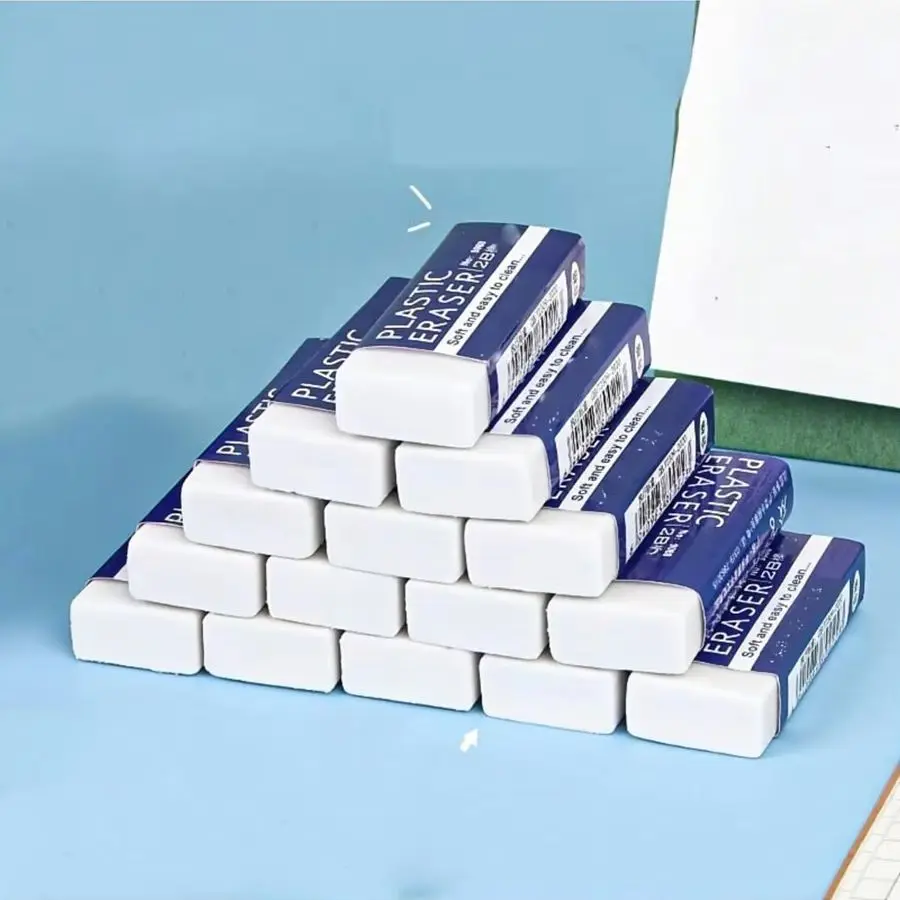 학생용 지우개, 흰색 드로잉 지우개, 미술용 지우개, 흔적 없이 깨끗하게 지워짐, 학교 학습용품