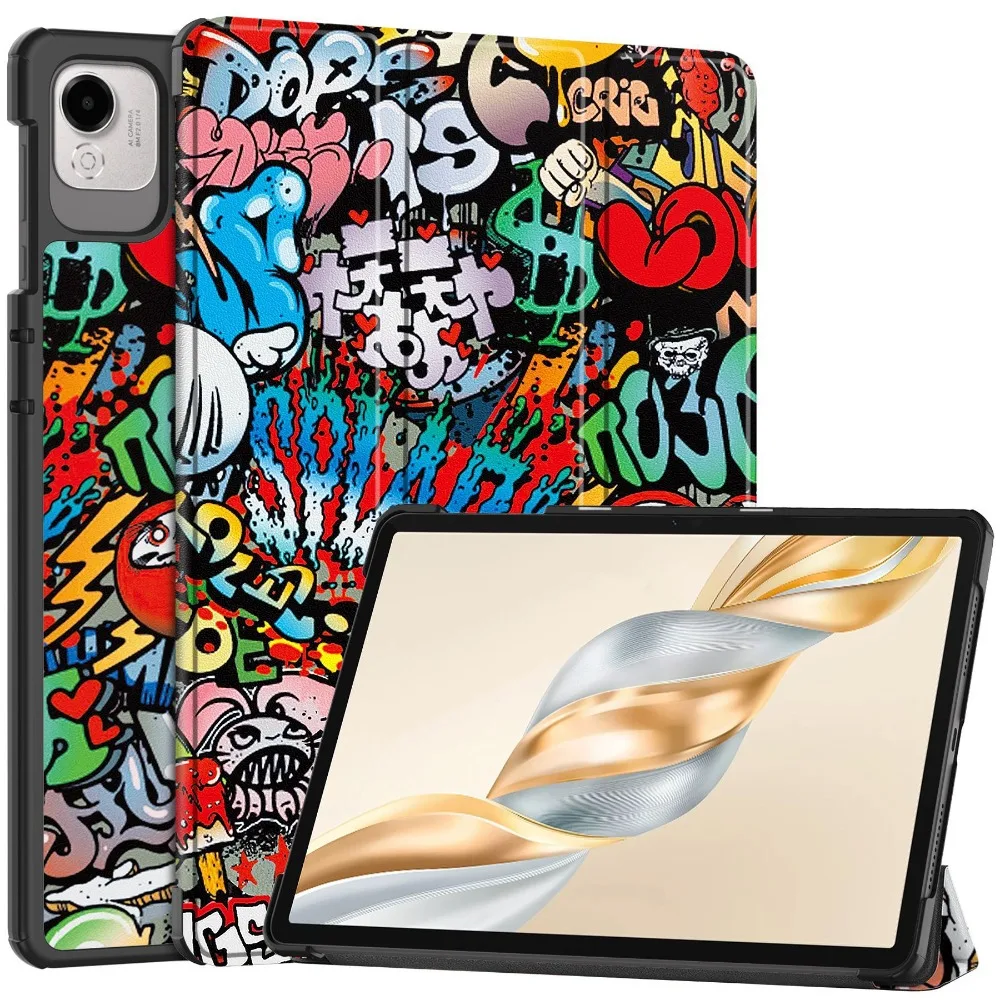 Elegant Tri-Folding PU Leather Tablet Cover