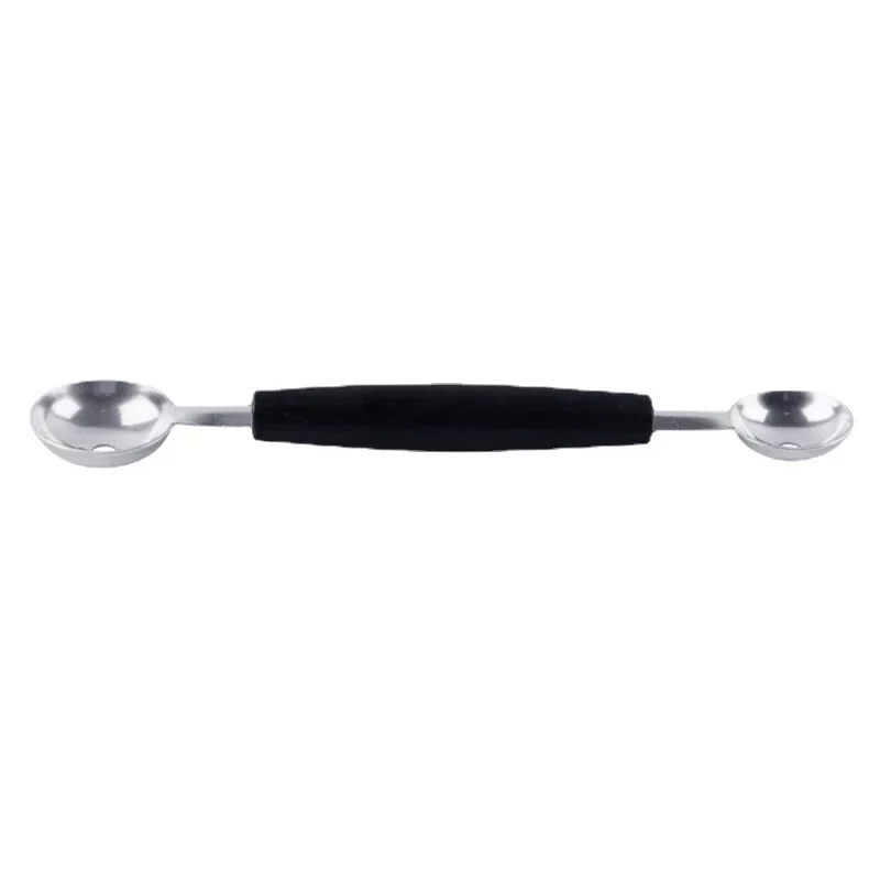 2in1 Dual-head Fruit Ball Carving Knife Kiwi Fruit Waterlemon Scoop Melon Digger Jar Mashed Potato Baller Ice Cream Spoon